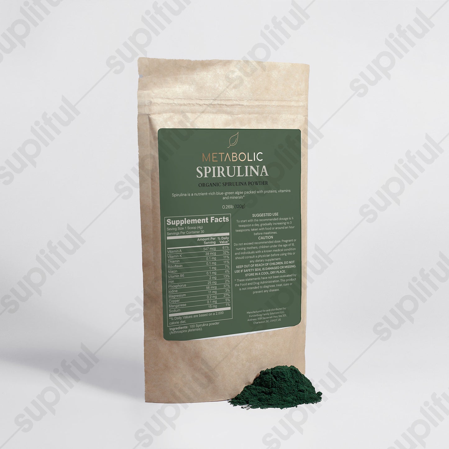 Organic Spirulina Powder