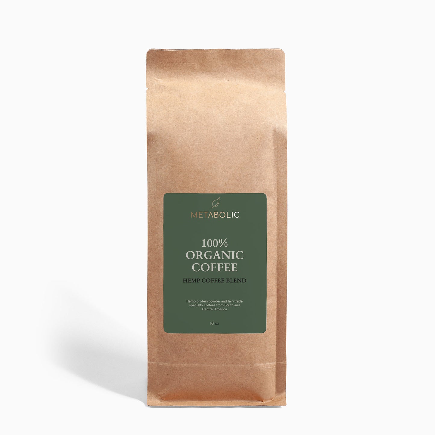 100% Organic Hemp Coffee Blend - Medium Roast 16oz