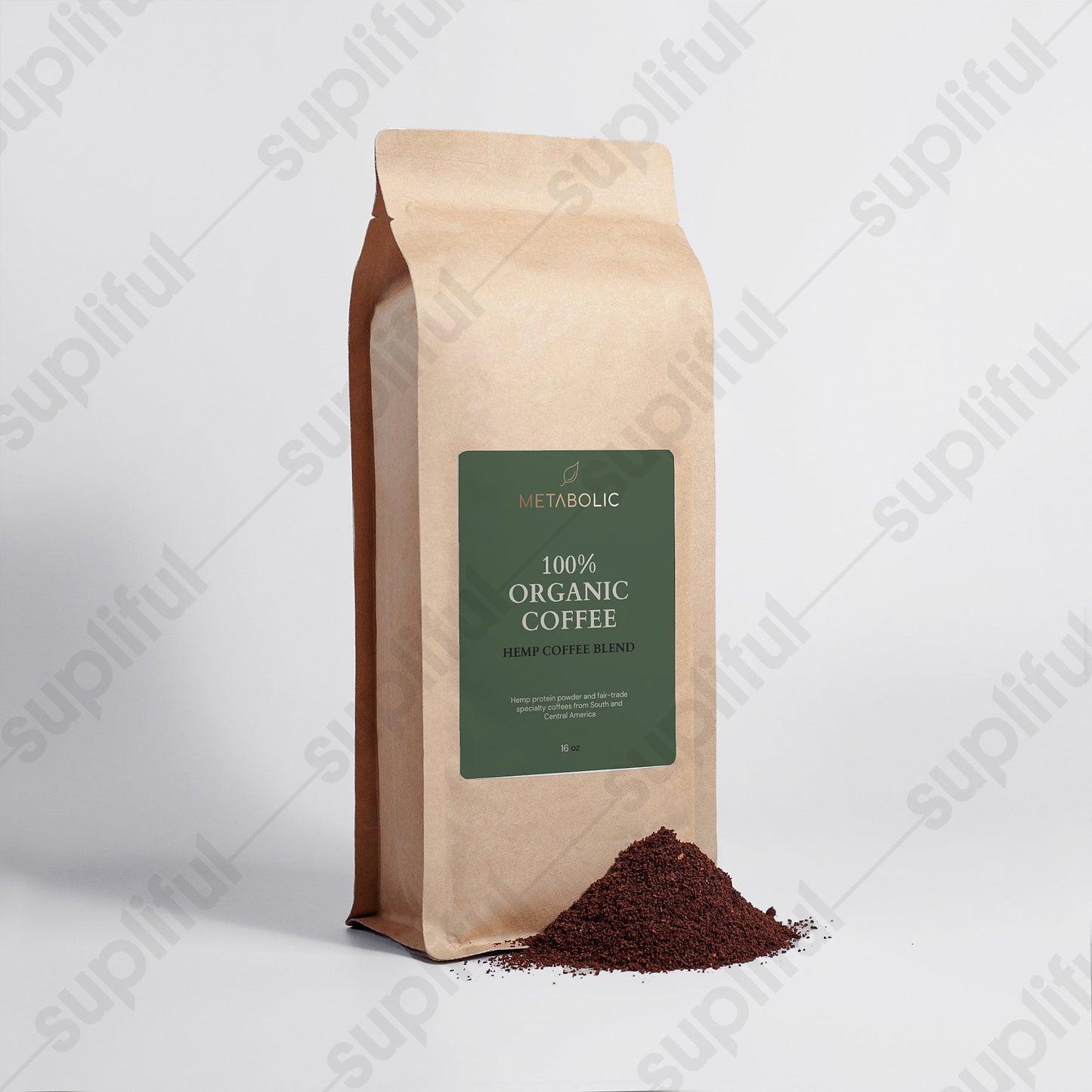 100% Organic Hemp Coffee Blend - Medium Roast 16oz