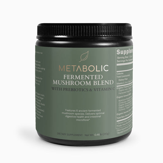 Fermented Mushroom Blend With Probiotics and Vitamin C