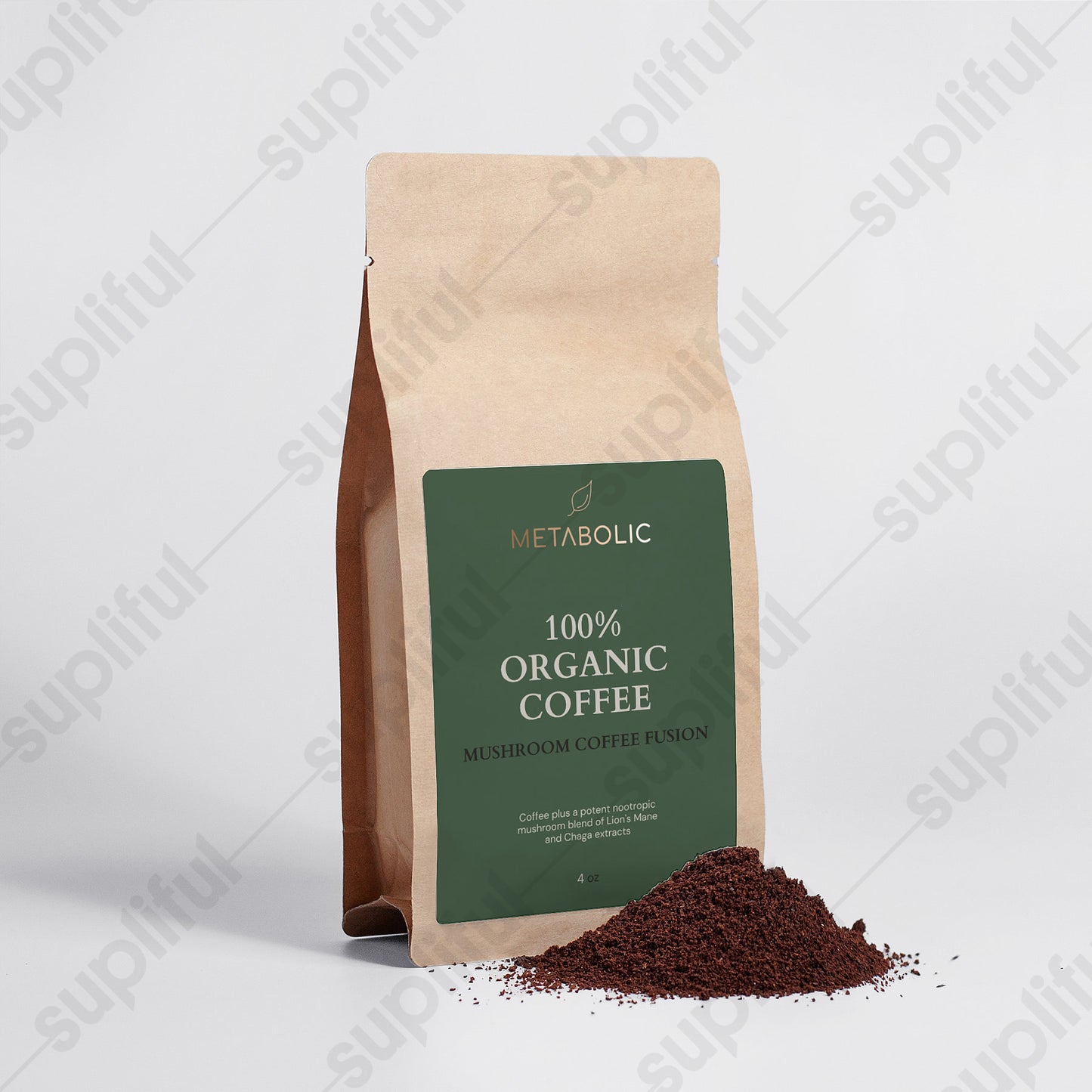 Organic Mushroom Coffee Fusion - Lion’s Mane & Chaga 4oz